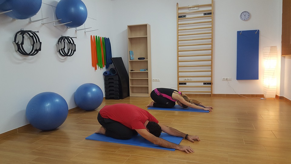 suelo en gym Clínica Fuensalud