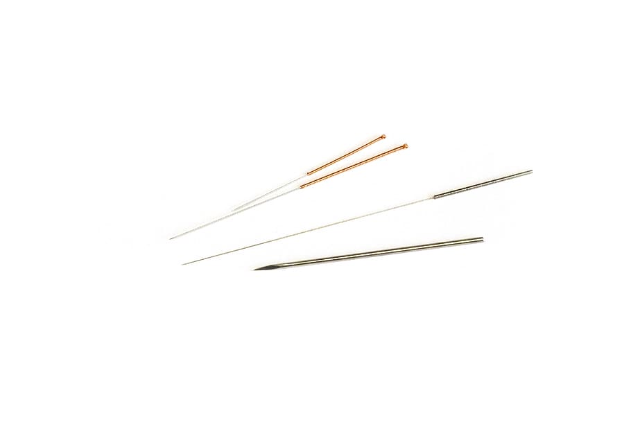 agujas de acupuntura