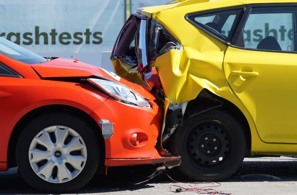 Accidente de tráfico latigazo cervical